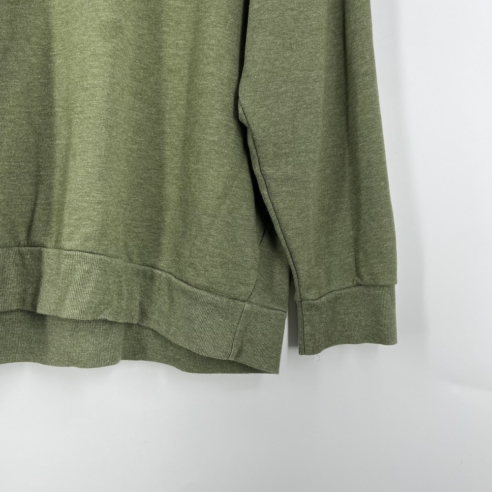 True Nation Men's Henley Hoodie Button Neck Heathered Hooded Sweatshirt Size XXL - Picture 7 of 14